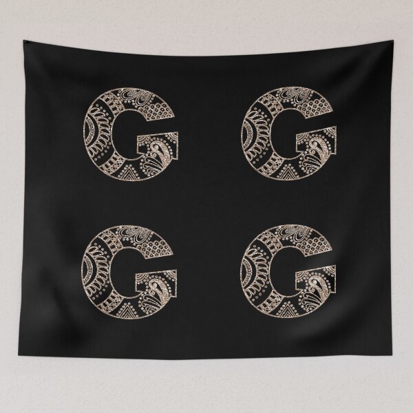 Item preview, Flora Mandala Monogram G| Mandala Monogram G designed and sold by ModernStyleBoho.
