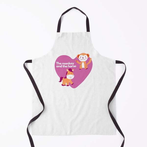 Item preview, The MONKEY and the HORSE is in love designed and sold by KhataCloset.