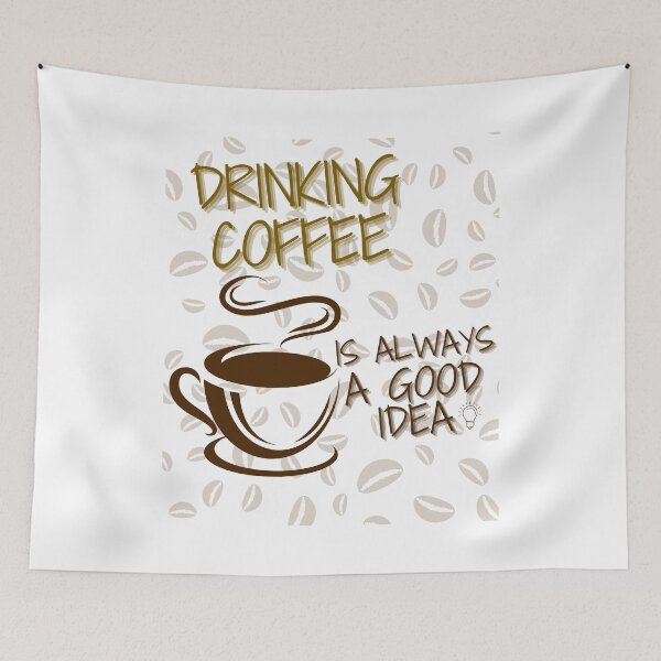 Item preview, Drinking Coffee designed and sold by yassooarts.