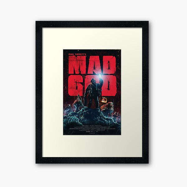 Vista previa del artículo con la obra «DIOS LOCO (Póster del bloque de título)», diseñado y vendido por MadGod.