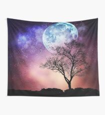 Moon Tree Wall Tapestry