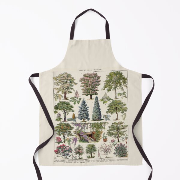 Item preview, Jardins (Arbres D'Ornement) 2 Vintage French Illustration - Adolphe Millot Ornamental Trees  designed and sold by molamode.