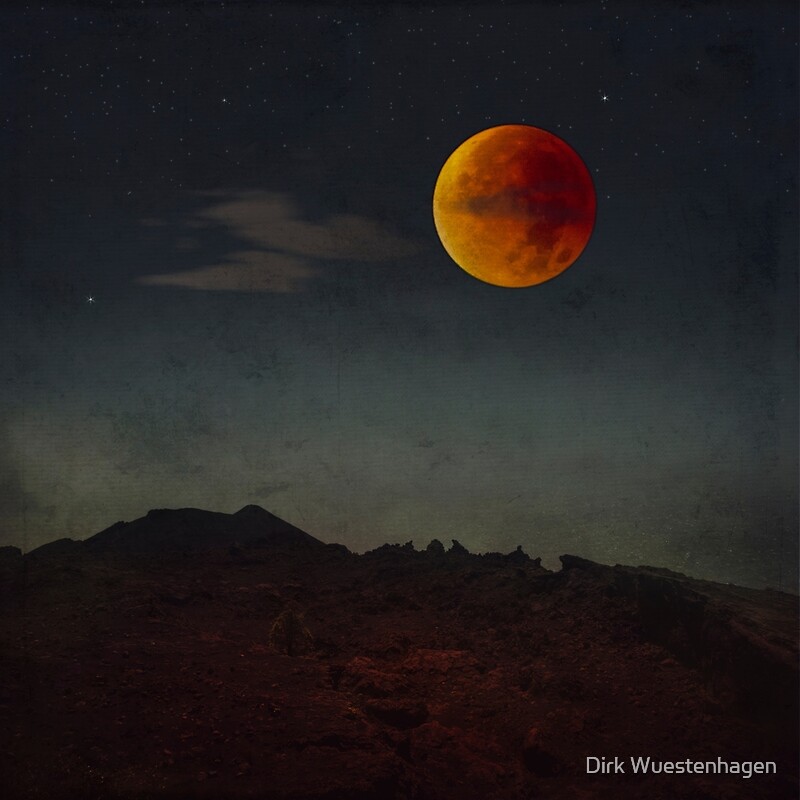 "Blood Moon Rising" Photographic Prints by Dirk Wuestenhagen | Redbubble