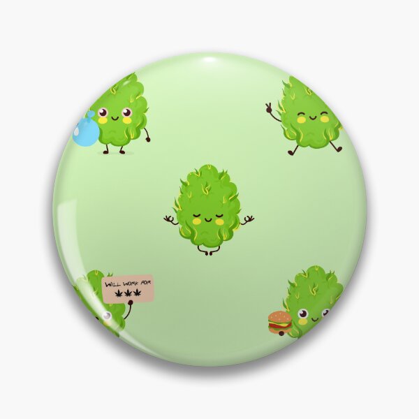 Artikelvorschau, Nug Buddies - Weed-Nug-Sticker-Pack entworfen und verkauft von CabbageNClouds.