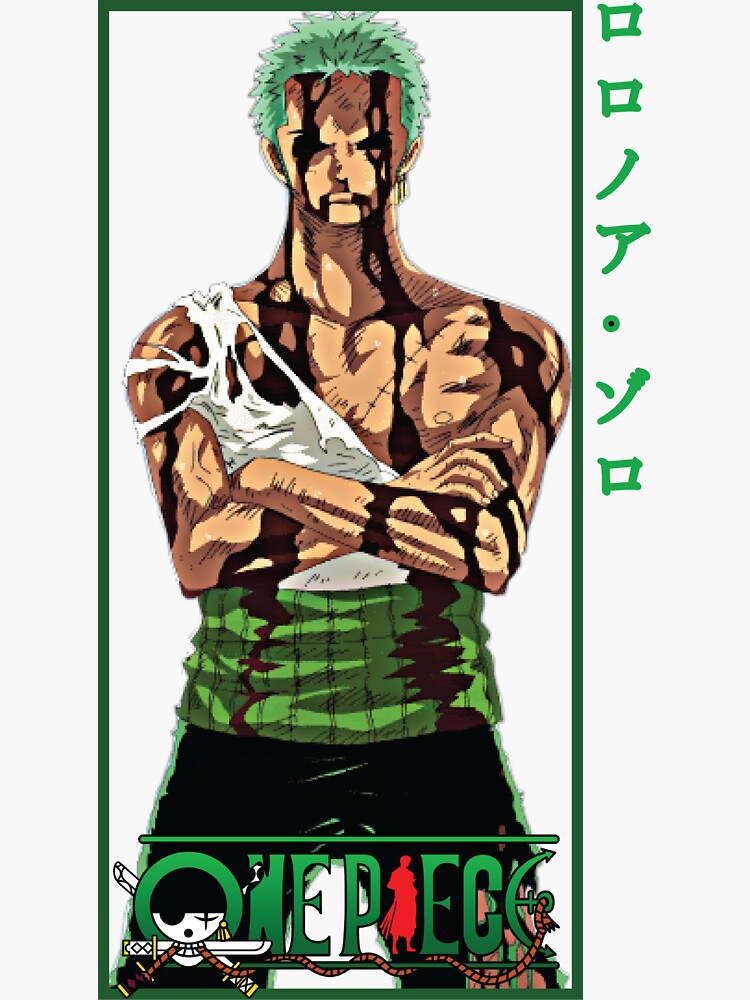 Roronoa Zoro One Piece #12 Sticker