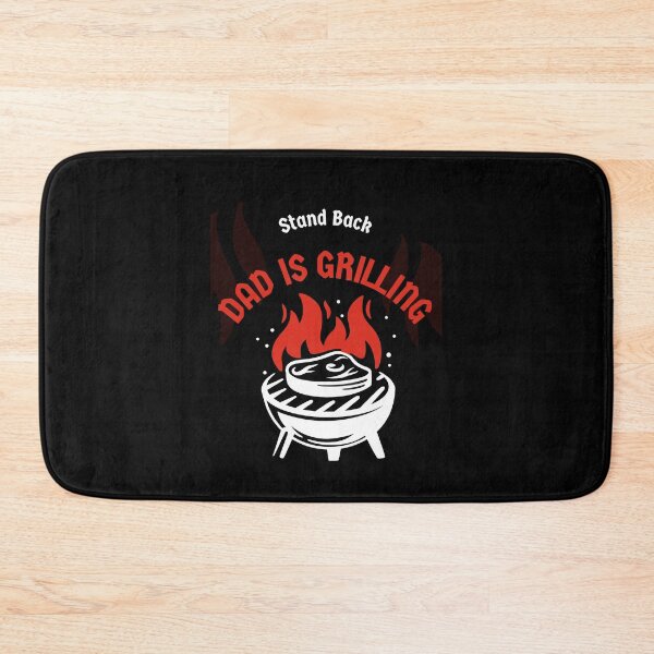 Item preview, BBQ Smoker Stand Back Dad Is Grilling Funny Fathers Day designed and sold by Alieso.