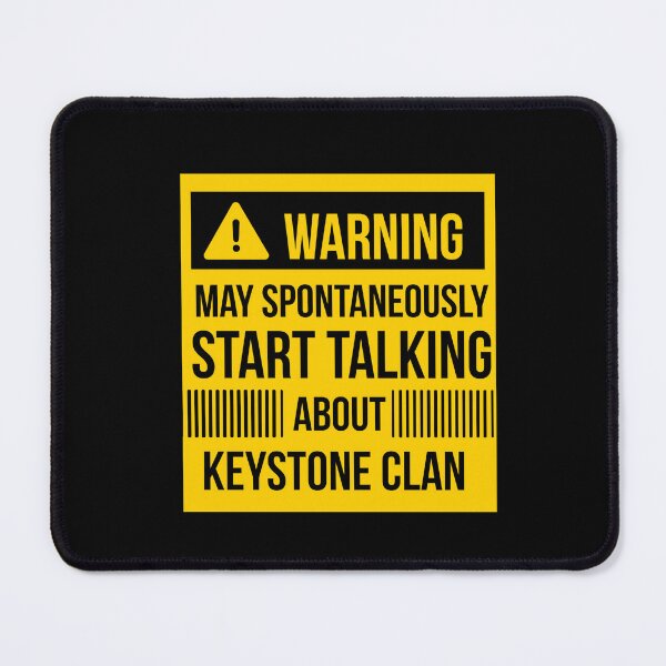 Item preview, warning may spontaneously talk about keystone clan designed and sold by celebteyz.