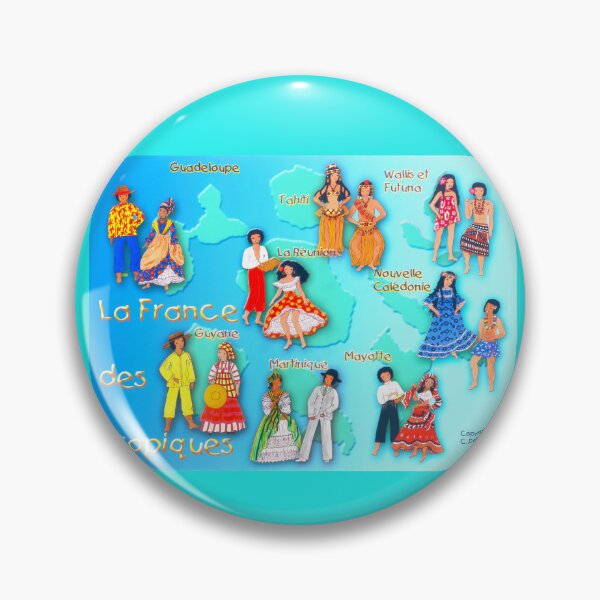 Item preview, Folklore of the Tropics of France designed and sold by Catherine Debusne.