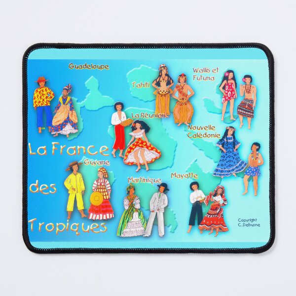 Item preview, Folklore of the Tropics of France designed and sold by Catherine Debusne.