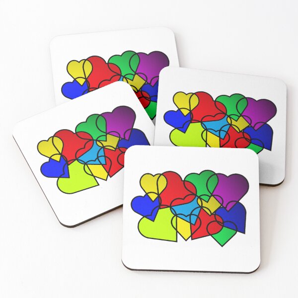 Item preview, Cuori colorati  designed and sold by marco-tonato.