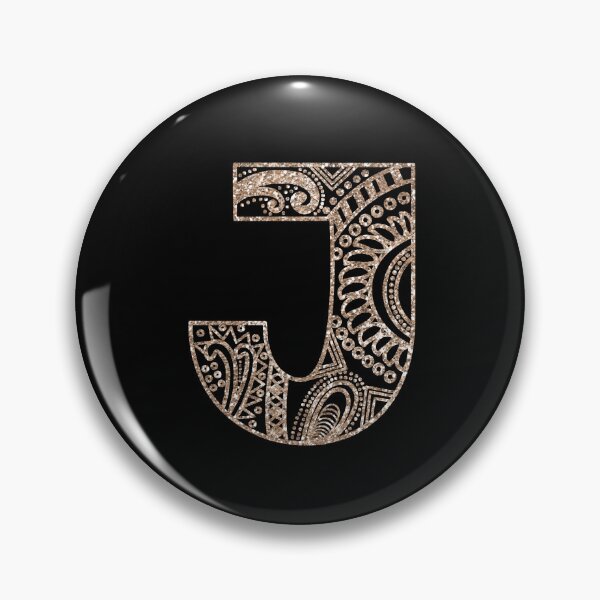 Item preview, Floral Mandala Monogram J | Mandala Monogram J designed and sold by ModernStyleBoho.