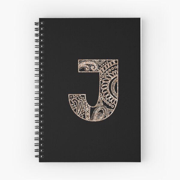 Item preview, Floral Mandala Monogram J | Mandala Monogram J designed and sold by ModernStyleBoho.