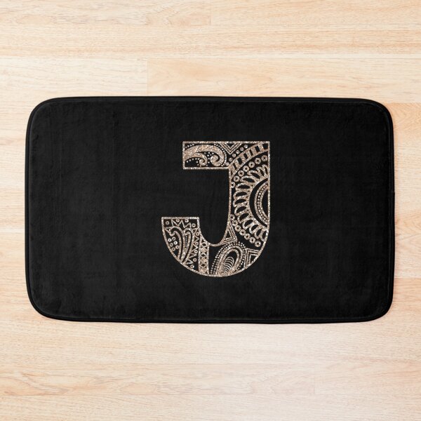 Item preview, Floral Mandala Monogram J | Mandala Monogram J designed and sold by ModernStyleBoho.
