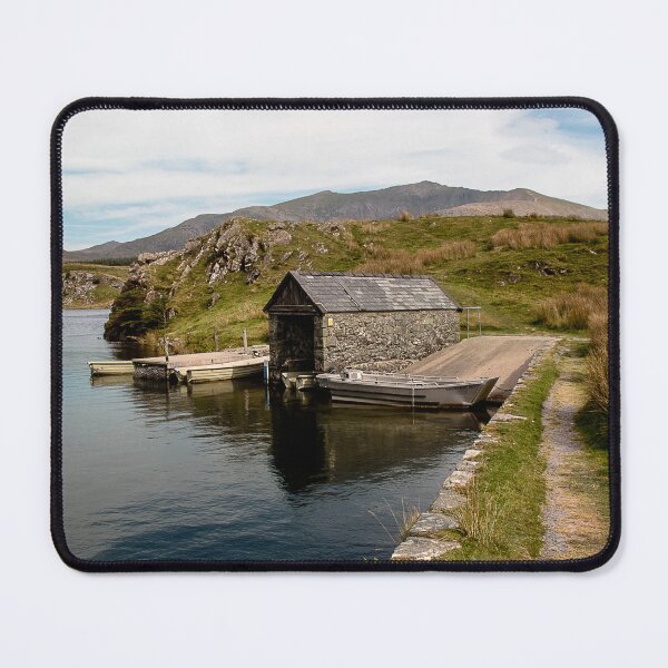 Item preview, Boathouse at Llyn y Dywarchen, Snowdonia designed and sold by Tina Townhill.
