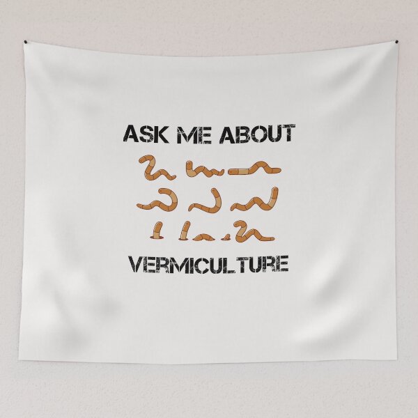 Item preview, Ask Me About Vermiculture Funny Worm-Farming Vermicompost  designed and sold by rachidhaz.