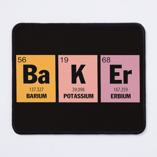 Item preview, Baking Baker Periodic Table Chemistry Elements designed and sold by KellySX.