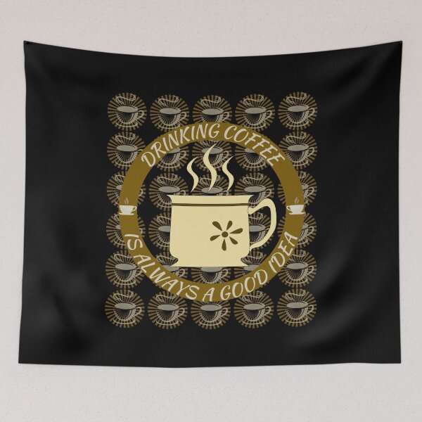 Item preview,  Drinking Coffee designed and sold by yassooarts.