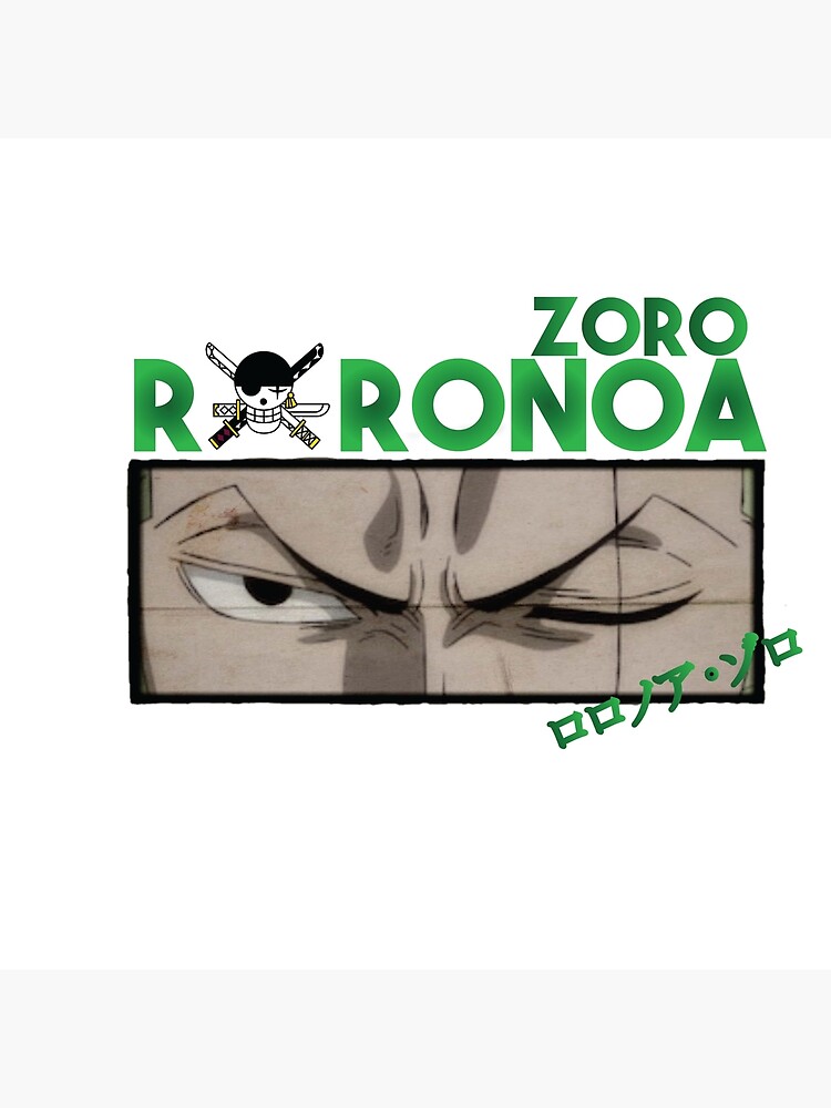 "Roronoa zoro One piece" Art Print for Sale by FawaSticker Redbubble