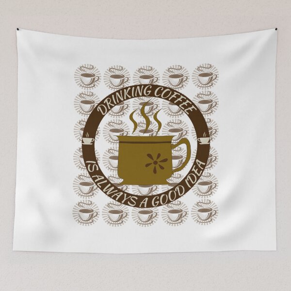 Item preview, Drinking Coffee designed and sold by yassooarts.