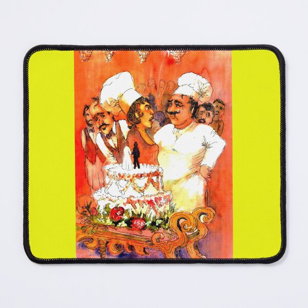 Item preview, A Chef And Waitress Arguing Over A Wedding Cake designed and sold by DonSylvester.