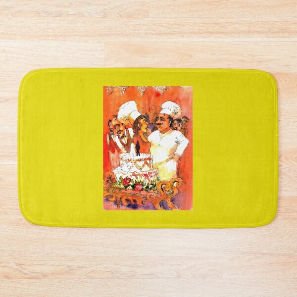 Item preview, A Chef And Waitress Arguing Over A Wedding Cake designed and sold by DonSylvester.