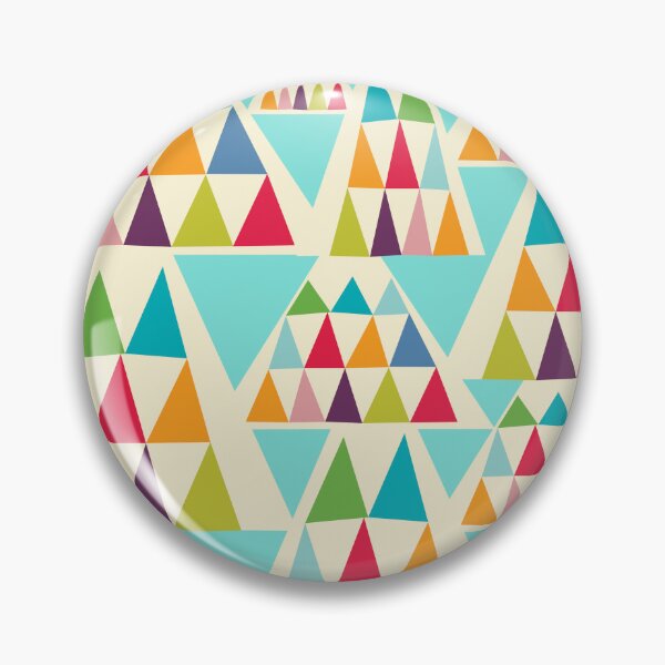 Item preview, Geometeric Multicolor Triangle Pattern designed and sold by MyArt23.