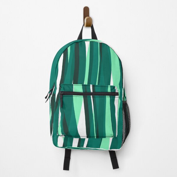 Artikelvorschau, Abstract Waves Stripes Pattern #6 Mint Green entworfen und verkauft von bubblyshades.