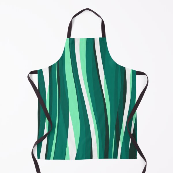 Artikelvorschau, Abstract Waves Stripes Pattern #6 Mint Green entworfen und verkauft von bubblyshades.