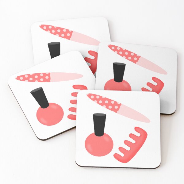 Item preview, Pink and Black Nail Polish Set designed and sold by BeachBumFamily.