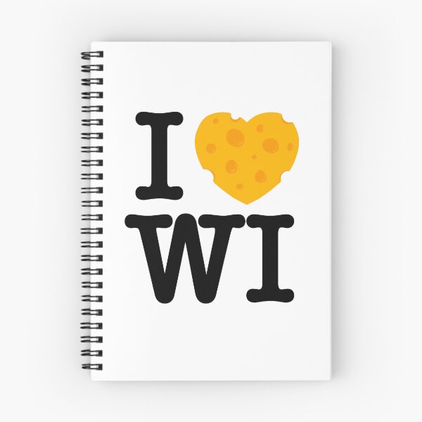 Item preview, I Love Wisconsin - I heart WI with Cheese designed and sold by abowersock.