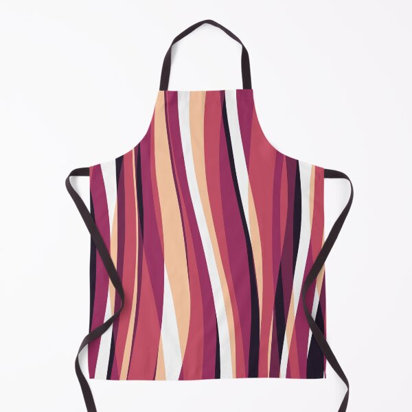 Artikelvorschau, Abstract Waves Stripes Pattern #7 Fluorescent Pink entworfen und verkauft von bubblyshades.