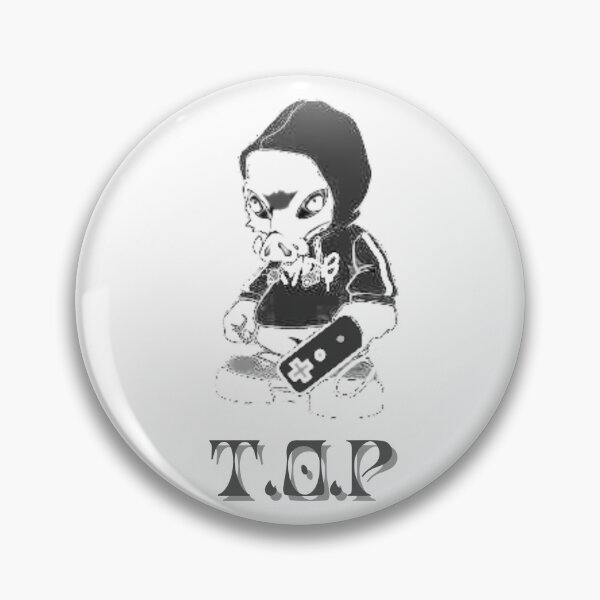 Item preview, T.O.P (grey on black) designed and sold by Rookie Designs.