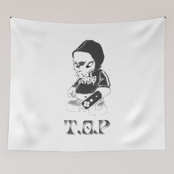 Item preview, T.O.P (grey on black) designed and sold by Rookie Designs.
