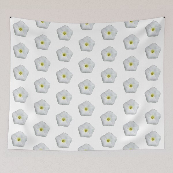 Item preview, White Morning glory flower designed and sold by BeachBumFamily.