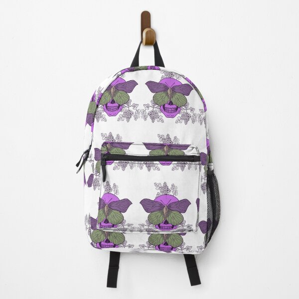 Item preview, Grape skull-butterfly violet designed and sold by KS-Y.