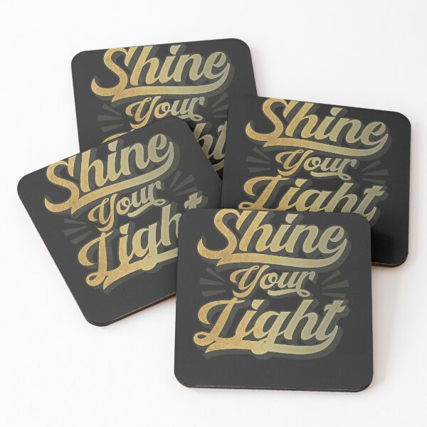 Item preview, Shine your light - inspirational Quote designed and sold by VichallanStudio.
