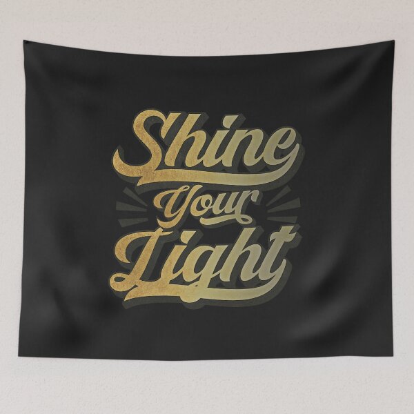 Item preview, Shine your light - inspirational Quote designed and sold by VichallanStudio.