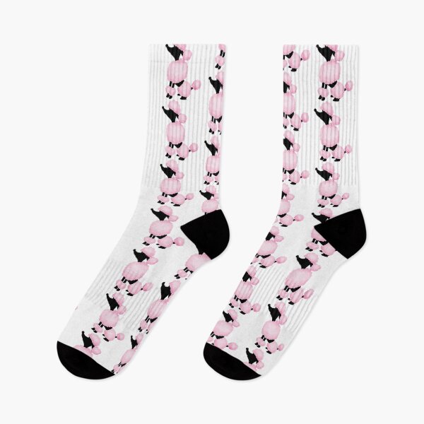Item preview, Pink and Black Poodle Trio designed and sold by BeachBumFamily.