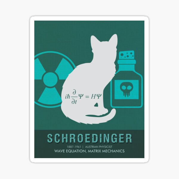 Artikel-Vorschau von Wissenschaft Poster - Erwin Schrödinger - Physiker, designt und verkauft von Studio Grafiikka.