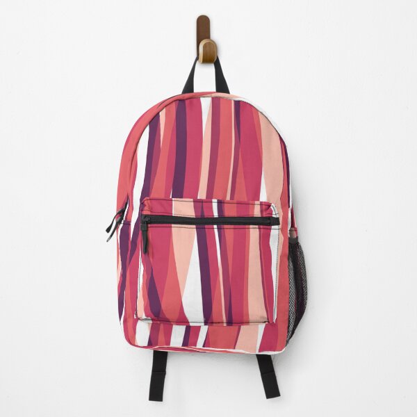 Artikelvorschau, Abstract Waves Stripes Pattern #8 Grappefuit Red entworfen und verkauft von bubblyshades.