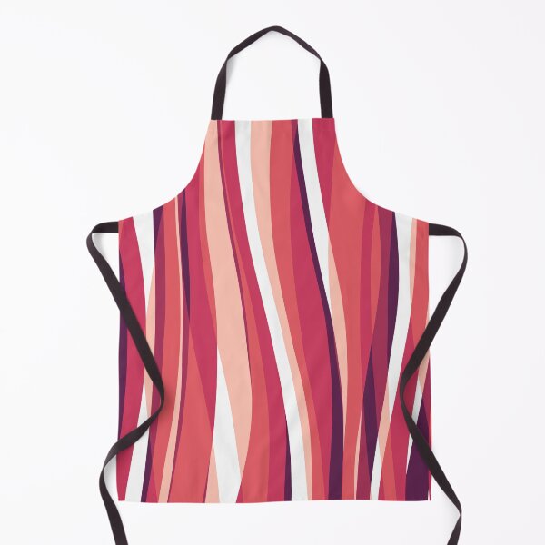 Artikelvorschau, Abstract Waves Stripes Pattern #8 Grappefuit Red entworfen und verkauft von bubblyshades.
