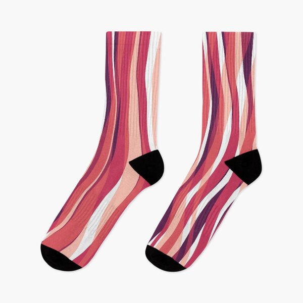 Artikelvorschau, Abstract Waves Stripes Pattern #8 Grappefuit Red entworfen und verkauft von bubblyshades.