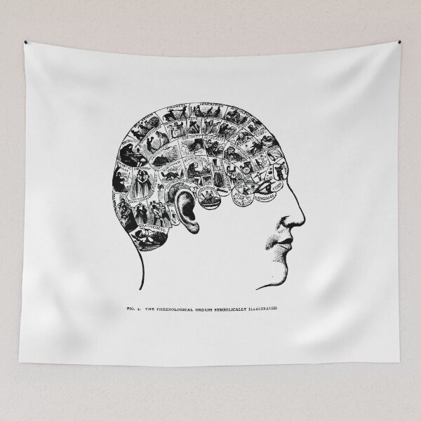 Item preview, phrenological organs symbolically - gift idea designed and sold by mappendant.