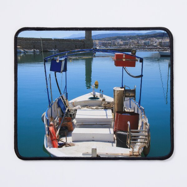 Item preview, Fishing boat in Rethymnon, Crete designed and sold by Tina  Townhill.