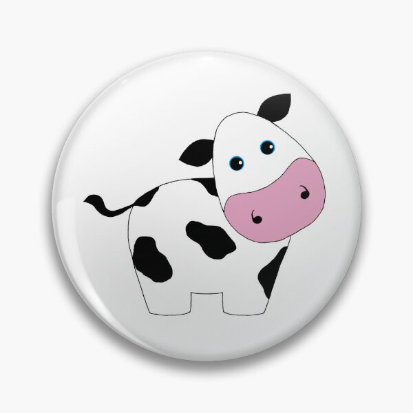Item preview, Cute Black and White Cow designed and sold by BeachBumFamily.