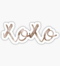 Rose gold XOXO Sticker