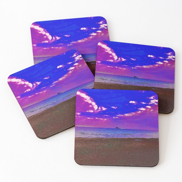 Item preview, Pink Clouds & Golden Sandy Beach designed and sold by SoulArtSara.