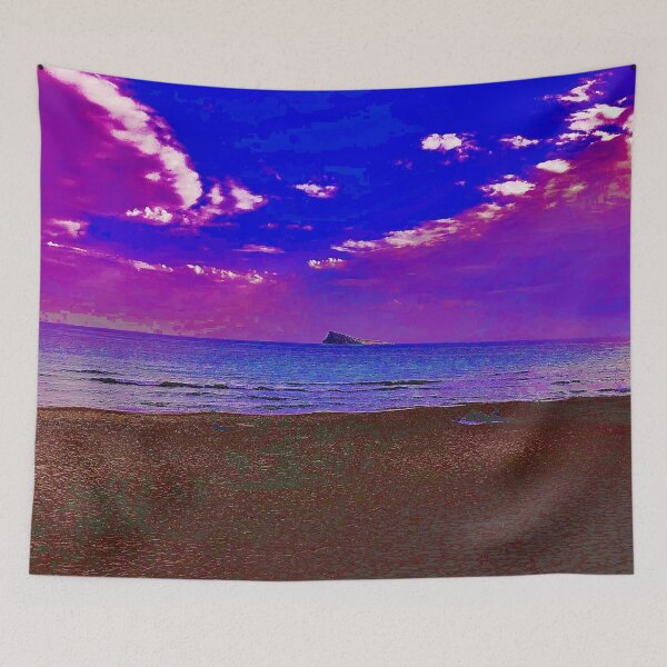 Item preview, Pink Clouds & Golden Sandy Beach designed and sold by SoulArtSara.