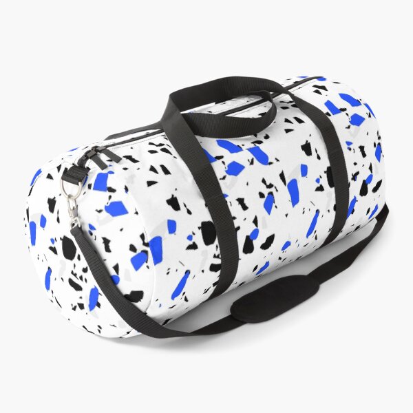 Item preview, Terrazzo Pattern, black and white, blue designed and sold by Oussamamehenni.