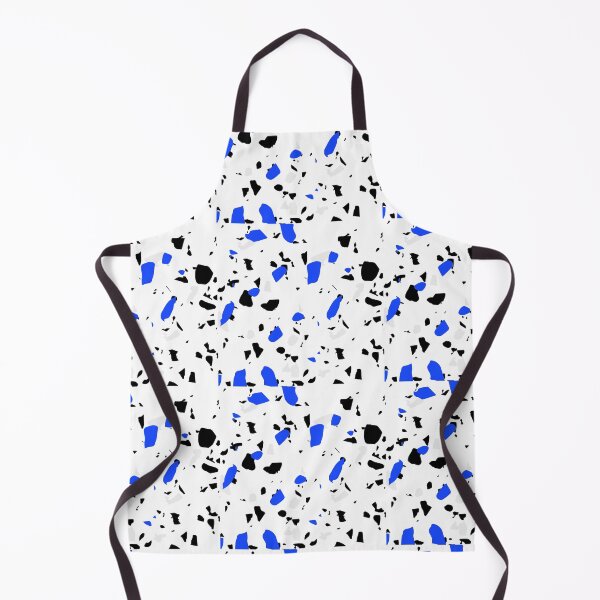 Item preview, Terrazzo Pattern, black and white, blue designed and sold by Oussamamehenni.